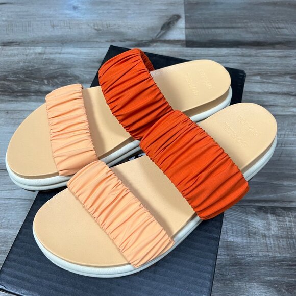 Sorel x Prana Roaming Two Strap Slide Flat Sandals Desert Spark NWT Size 9.5 - Picture 4 of 10